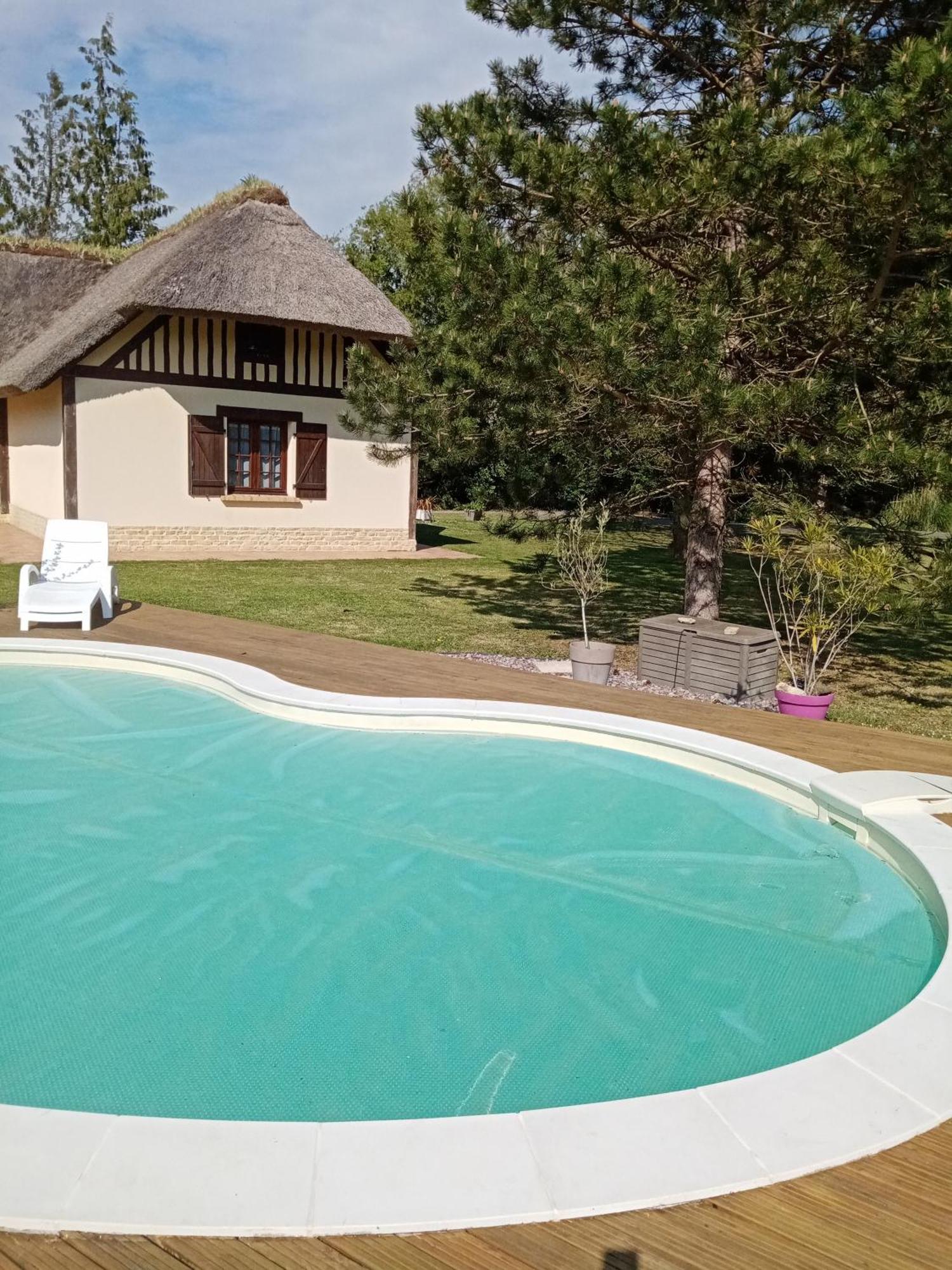 Maison Traditionnelle Normande Avec Piscine Hotot-en-Auge Εξωτερικό φωτογραφία